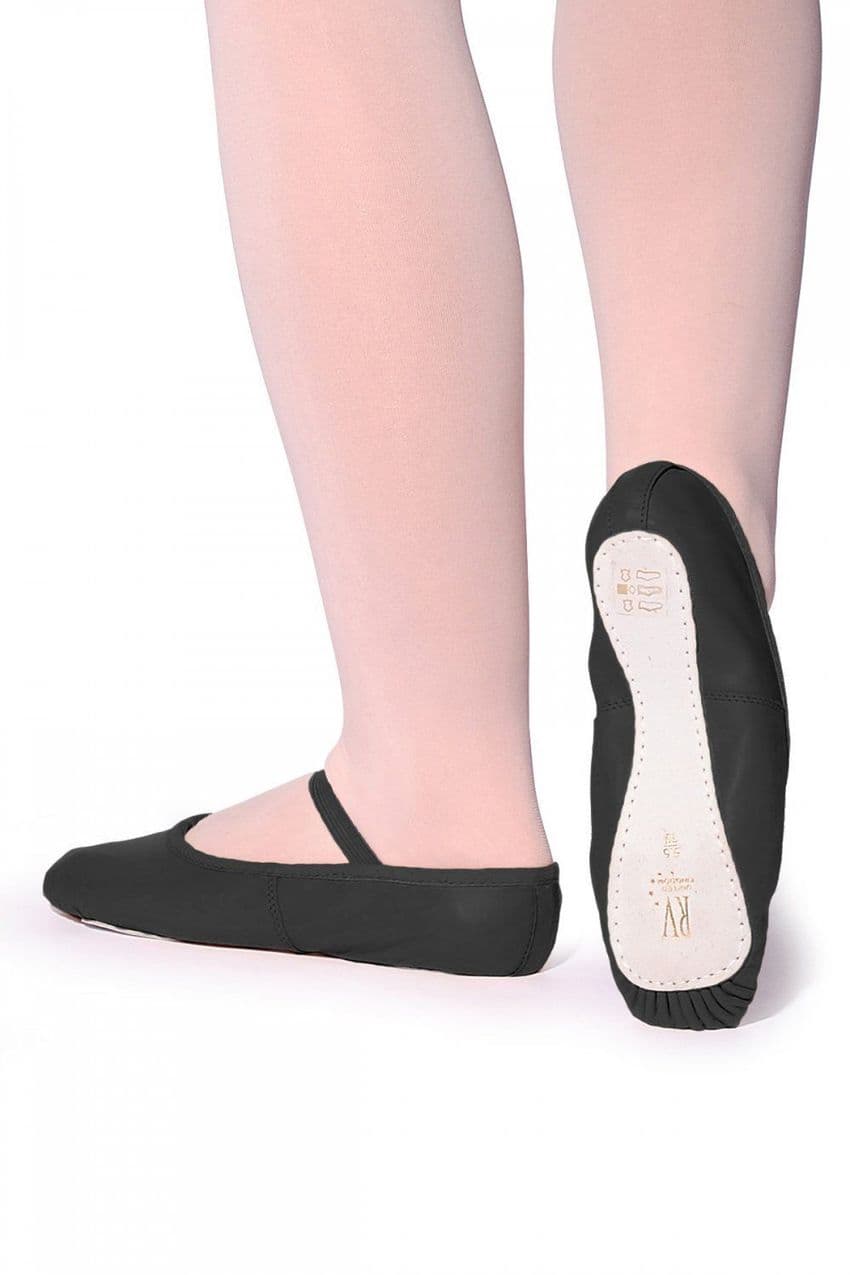Ballet Shoe Leather Black
