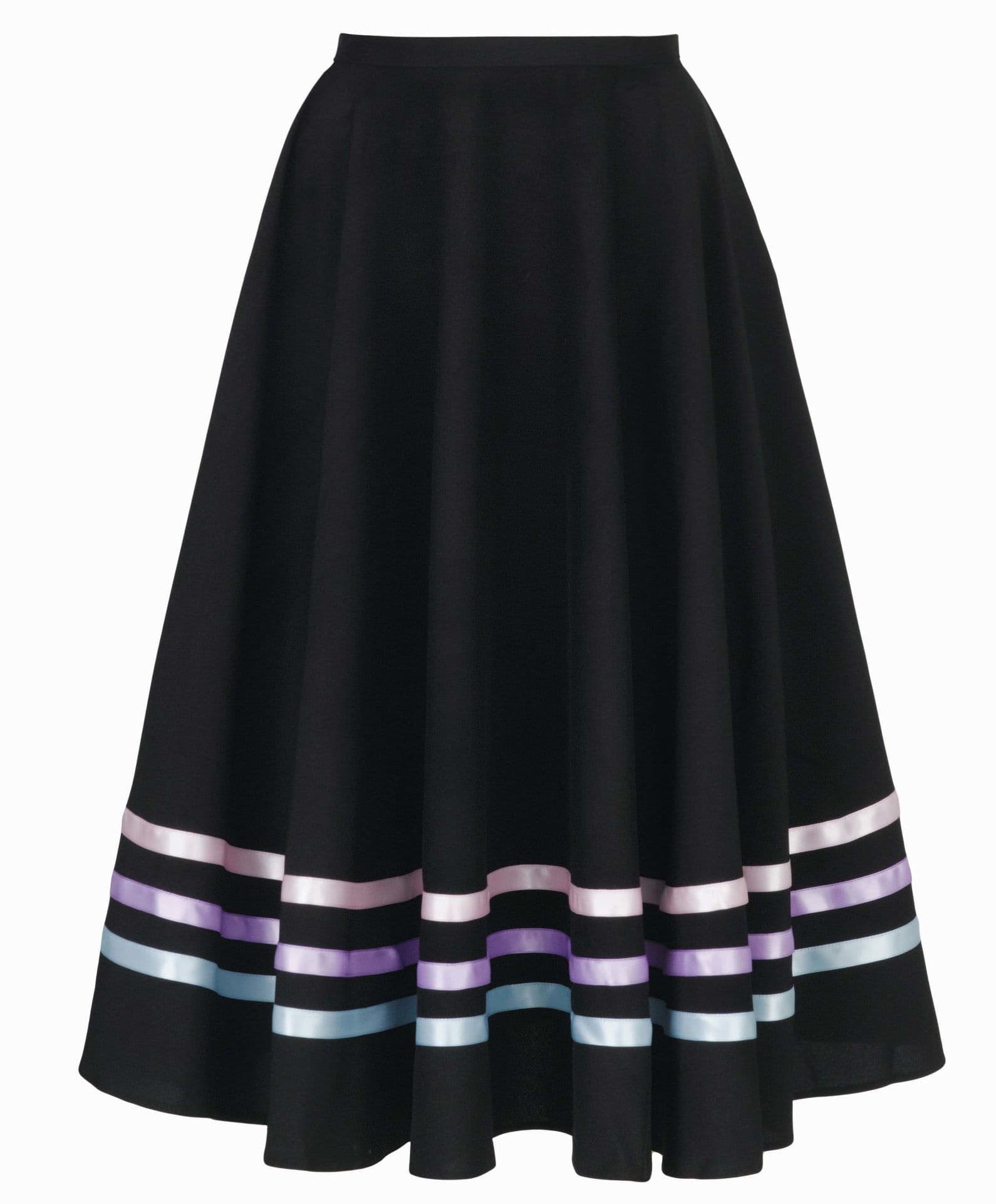 Lot Vêtements - Haut Thermal Noir + Jupe Tournante Violette, Taille 8, Occasion