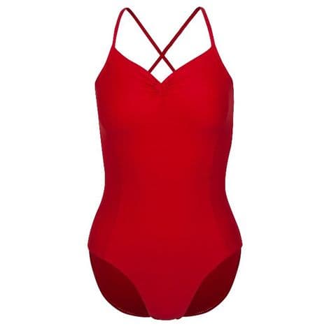 Maya Panelled Leotard with Rouche