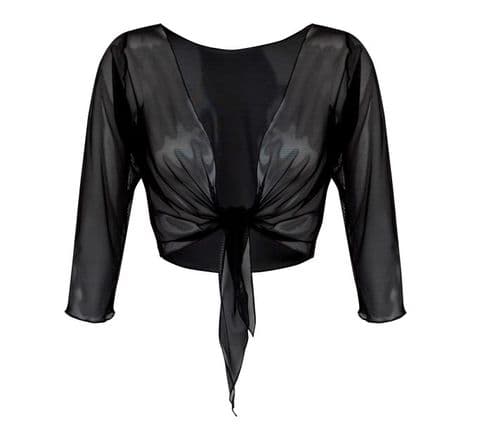 Niral Soft Tie Voile Bolero Top