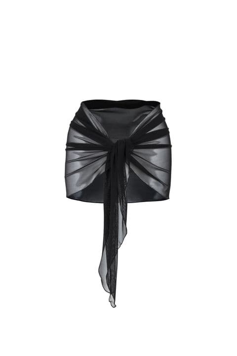 Opal Soft Tie Voile Skirt