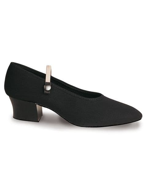 Roch Valley Canvas Character shoe cuban heel.