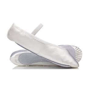 Roch Valley White Full sole Satin Ballet Shoes