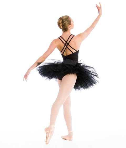 Tutu skirt on pant 4 layer