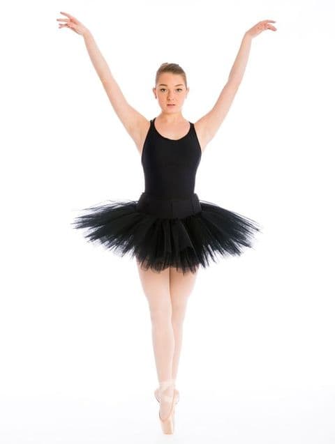 Tutu skirt on pant 8 layer