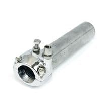 Chrome Single Cable Throttle Assembly for Harley Davidson Motorcycles 1 Inch Bar