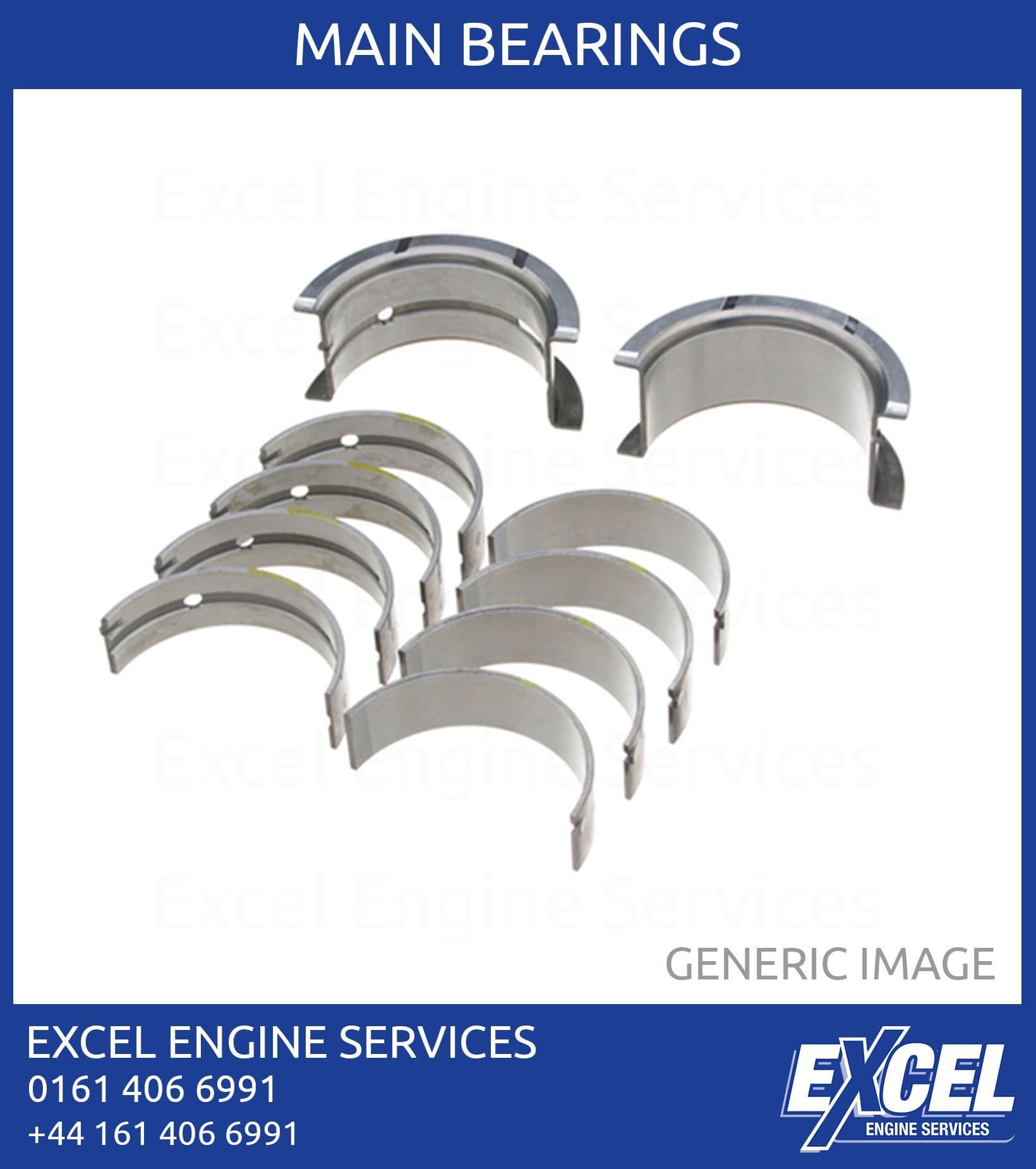 thumbnail image 2 of CPW Engine Main Bearings Set – Fits Ford Mercury Escort Focus Tracer 1.9L (92-04) 2 of 6