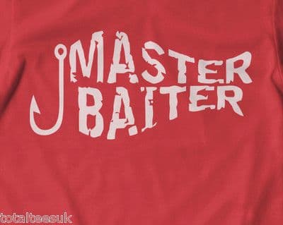 'Master Baiter' Fishing t shirt