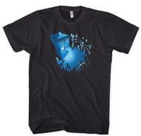 . Dr Who Made a Wrong Landing t-shirt in black