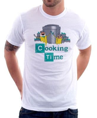Adventure Cooking Time Finn Jake Breaking Bad Walter white t-shirt FN09847