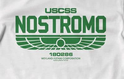 Alien Movie 'Nortromo Crew' t-shirt in white or grey