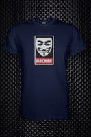 Anonymous 'Hacker' Obey style t-shirt