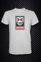 Anonymous 'Hacker' Obey style t-shirt
