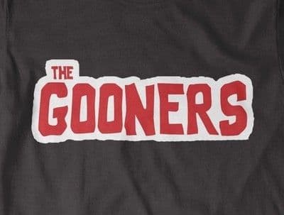 Arsenal Gooners t-shirt in all colours and sizes