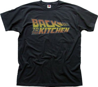 Back to the Kitchen Future logo movie printed t-shirt 9945