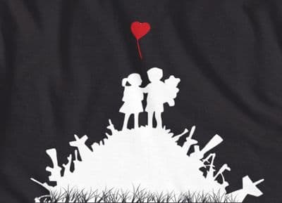 Banksy Bombsite t-shirt