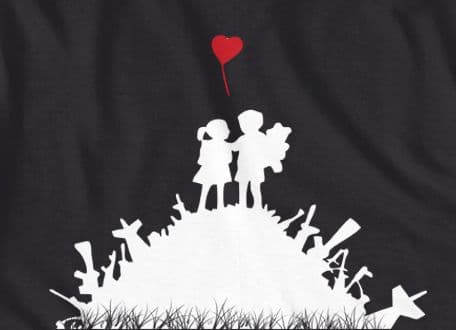 Banksy Bombsite t-shirt