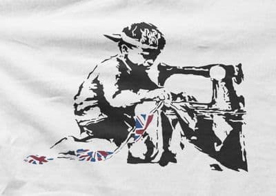 Banksy Slave Labour t-shirt