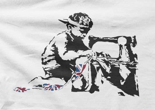 Banksy Slave Labour t-shirt
