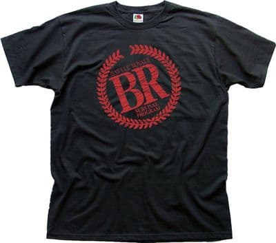 BATTLE ROYALE Logo movie dvd comic book black cotton t-shirt 01467