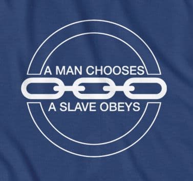 BioShock 'a man chooses, a slave obeys' Gamer t-shirt