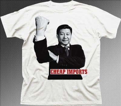 China President Xi Jinping Finger Cheap Imports funny t-shirt UK t-shirt FN9490