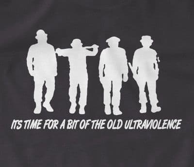 Clockwork Orange 'Its time for a bit of the old ultraviolence' t-shirt