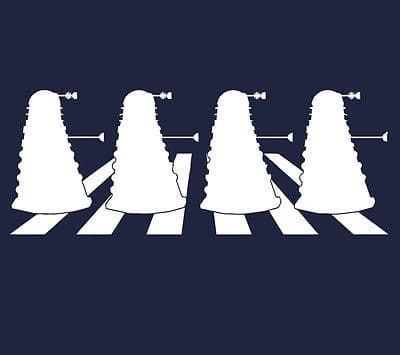Dr Crossing Abbey Road for Who t-shirt