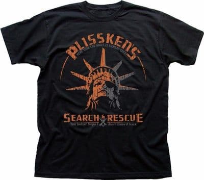 Escape from New York Snake Plissken Search and Rescue black t-shirt FN9195