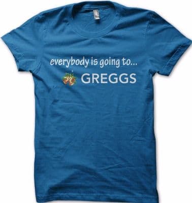 Everybody is going to Greggs sausage manger funny Christmas t-shirt FN9226