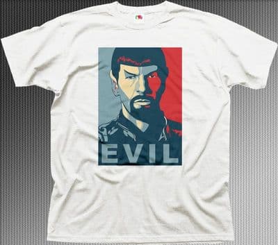 EVIL SPOCK start trek obama obey abide printed t-shirt 9944