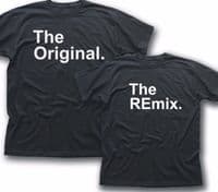 Father and Son The Original The REmix Christmas present t-shirt FN5357