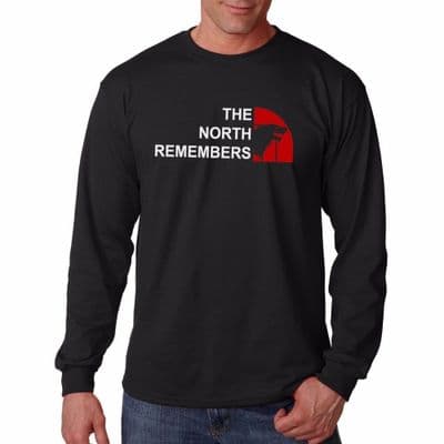 GOT The North Remembers Winter long sleeve black t-shirt fn9259