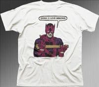HAWKEYE Avengers assemble GOSH I love arrows funny white cotton t-shirt 9972