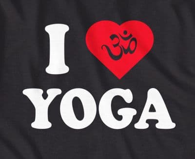I Love Yoga  Gym Unisex t-shirt