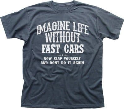 jag XK-R inspired british racing  charcoal cotton t-shirt 01152