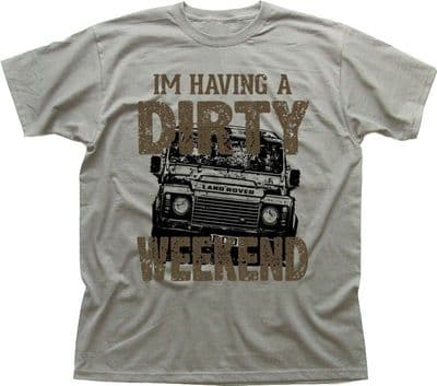 Landy Land Rover off road 4 by 4 dirty weekend fun zinc t-shirt FN9173