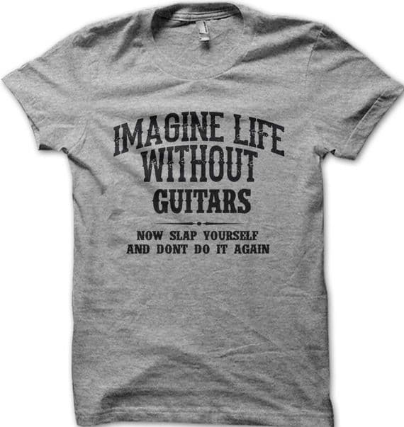 Les Paul ORANGE inspired guitar cotton t-shirt FN9269