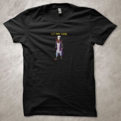 Old School Runescape OSRS 'Let him cook.' Head Chef character gaming T-Shirt