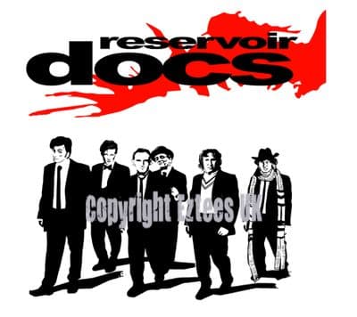 Reservoir Docs, Dr Who Reservoir  Dogs joke t-shirt