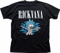 RICKVANA parody long sleeve black t-shirt FN9250
