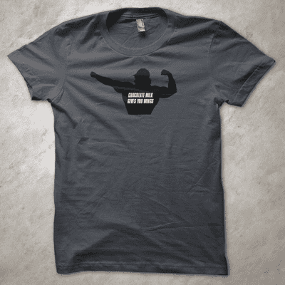 Sam Sulek - Chocolate Milk Gives You Wings - pump T-Shirt