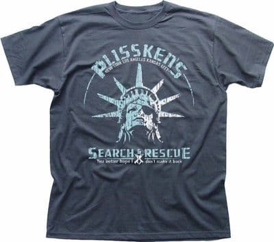 Snake Plissken Escape from New York  Search and Rescue charcoal t-shirt fn9195