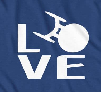 Star Trek Fan 'Love' sci-fi movie t-shirt