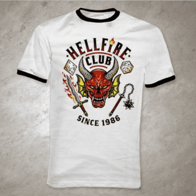 Stranger Things Hellfire Club Hawkins since 1986 t-shirt