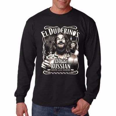 TBL DUDE The big Lebowski  ABIDE Jeff Bridges long sleeve t-shirt 9277