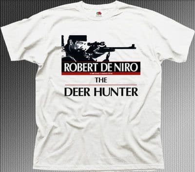 The Deer Hunter Robert De Niro film movie white cotton t-shirt 9934
