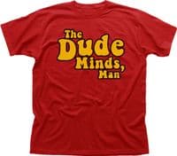 The Dude Big Lebowski funny movie bowling heather cotton t-shirt 9922