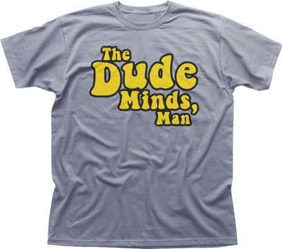 The Dude Big Lebowski funny movie bowling heather cotton t-shirt 9922