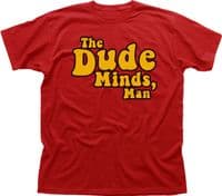 The Dude Big Lebowski funny movie bowling red cotton t-shirt 9922